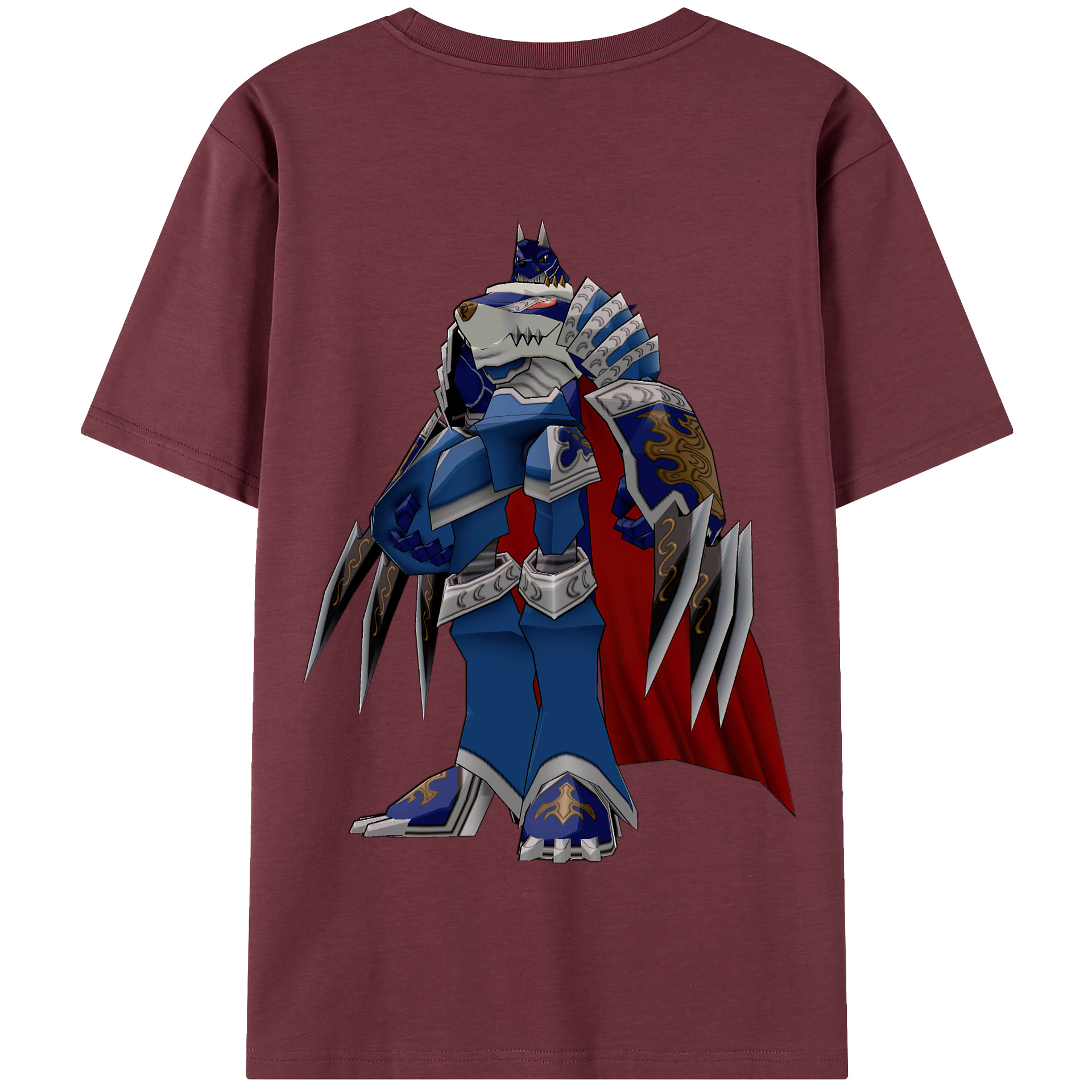 （画像用） Digimon デジタルモンスター/デジモン 綿100％半袖Tシャツ（背面プリント）
